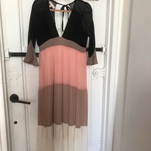 Silk crepe dress